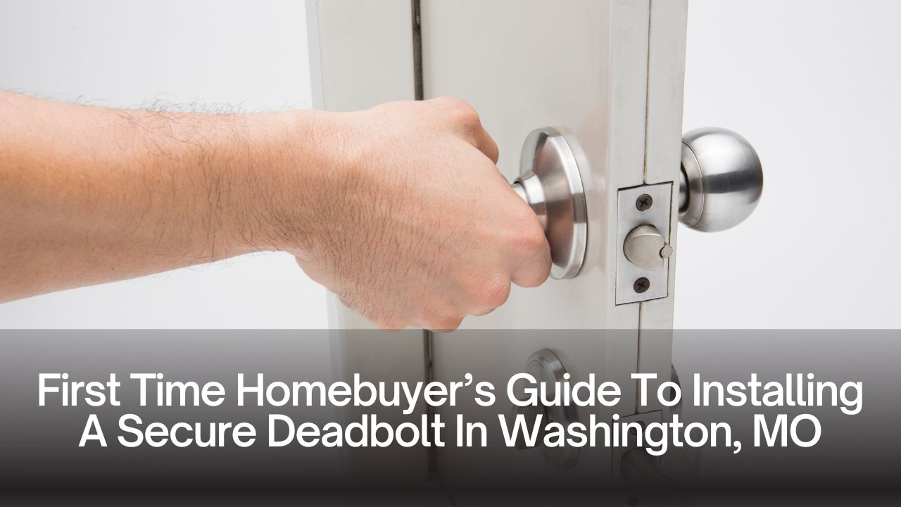 First Time Homebuyer’s Guide To Installing A Secure Deadbolt In Washington, MO