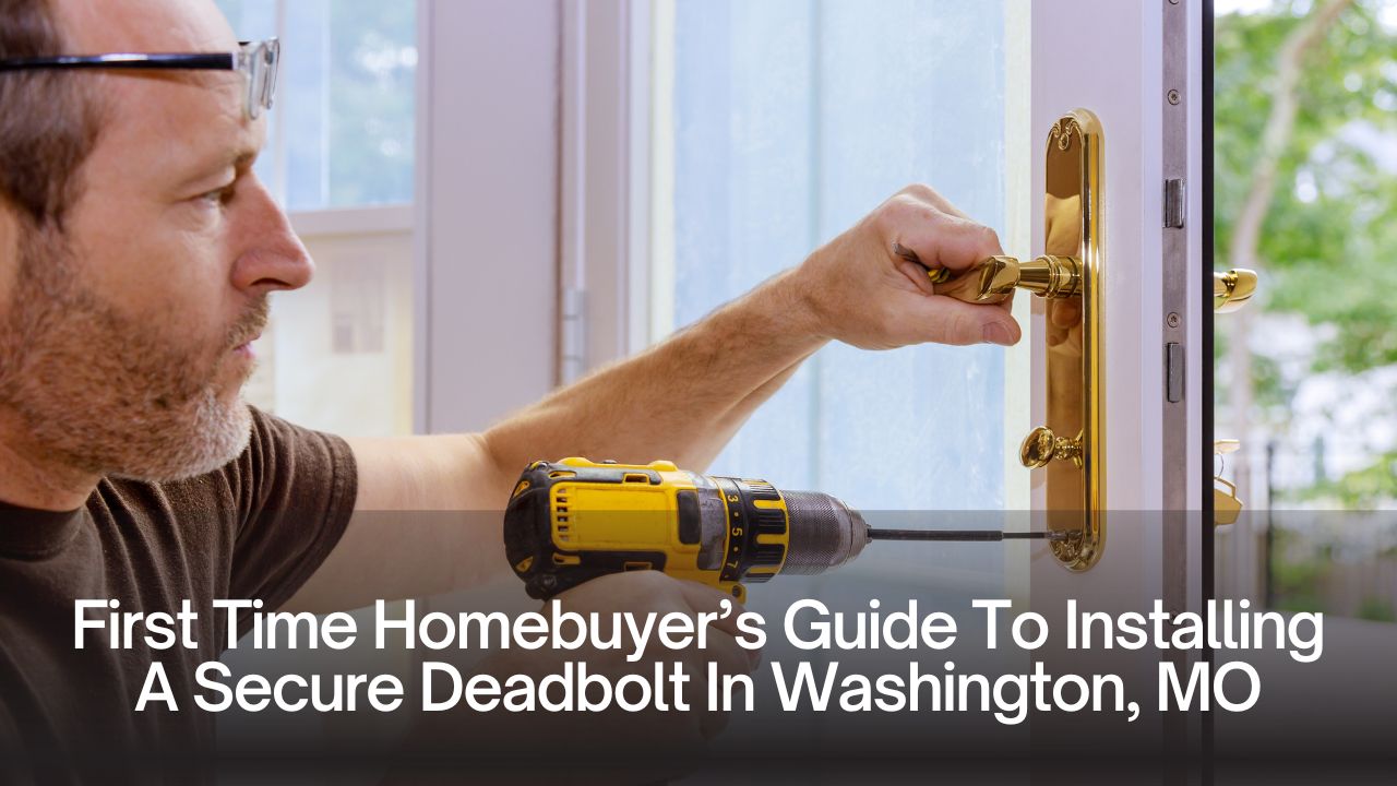 First Time Homebuyer’s Guide To Installing A Secure Deadbolt In Washington, MO