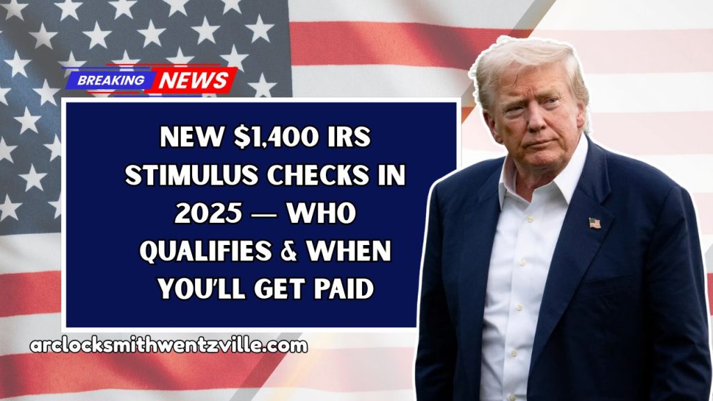 New $1,400 IRS Stimulus Checks In 2025 — Who Qualifies & When You’ll Get Paid