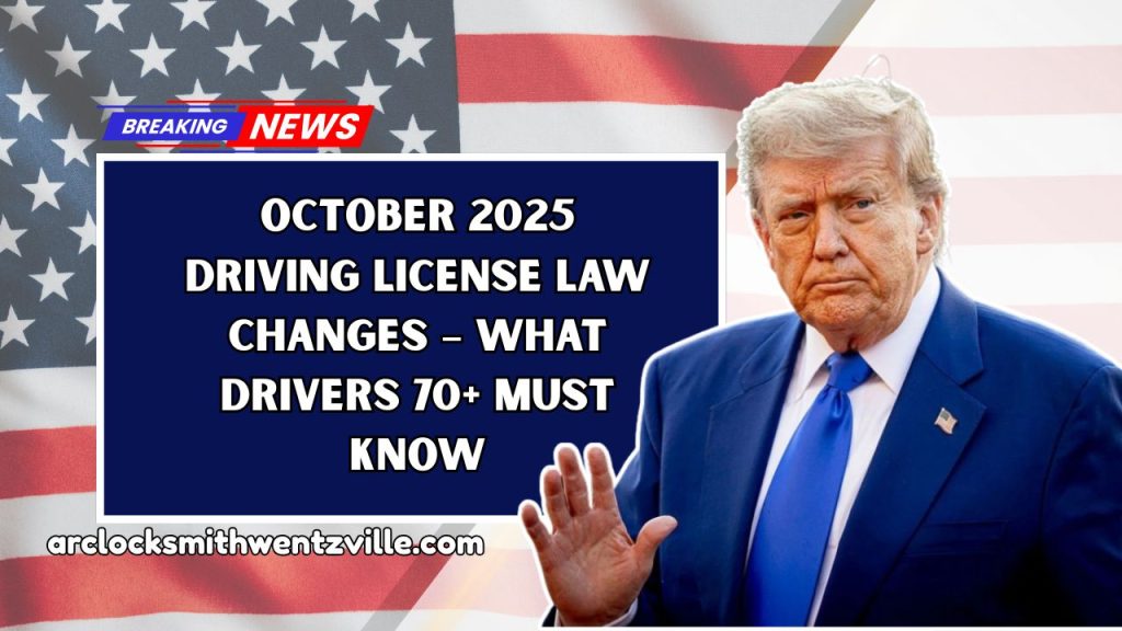 October 2025 Driving License Law Changes – What Drivers 70+ Must Know