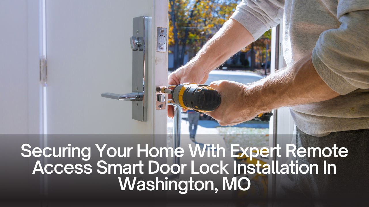 Securing Your Home With Expert Remote Access Smart Door Lock Installation In Washington, MO