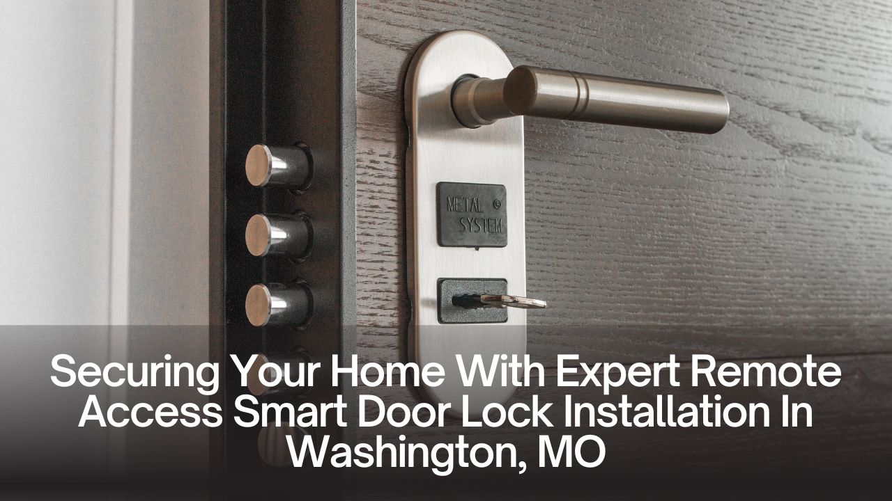 Securing Your Home With Expert Remote Access Smart Door Lock Installation In Washington, MO