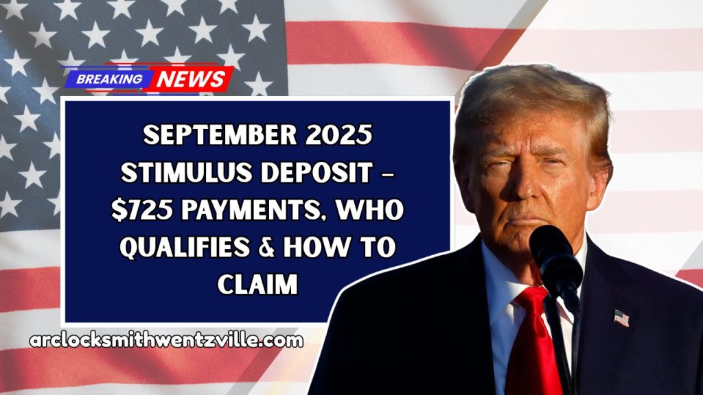 September 2025 Stimulus Deposit – $725 Payments, Who Qualifies & How To Claim