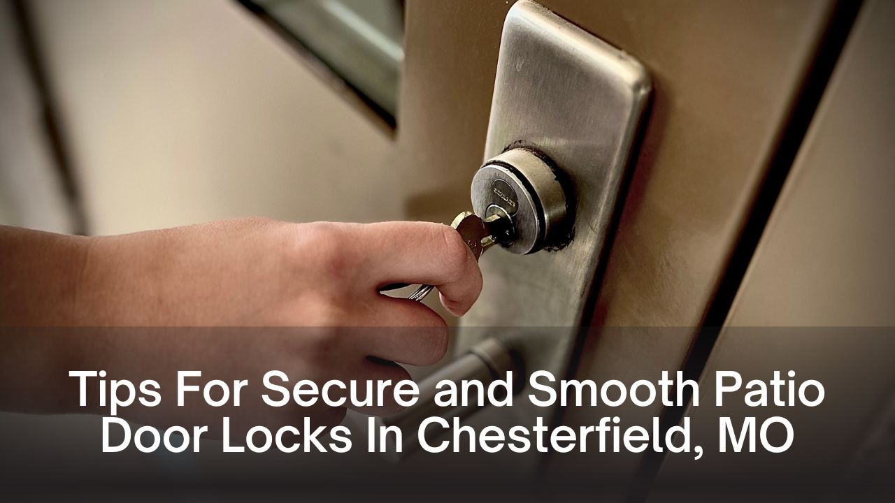 Tips For Secure and Smooth Patio Door Locks In Chesterfield, MO